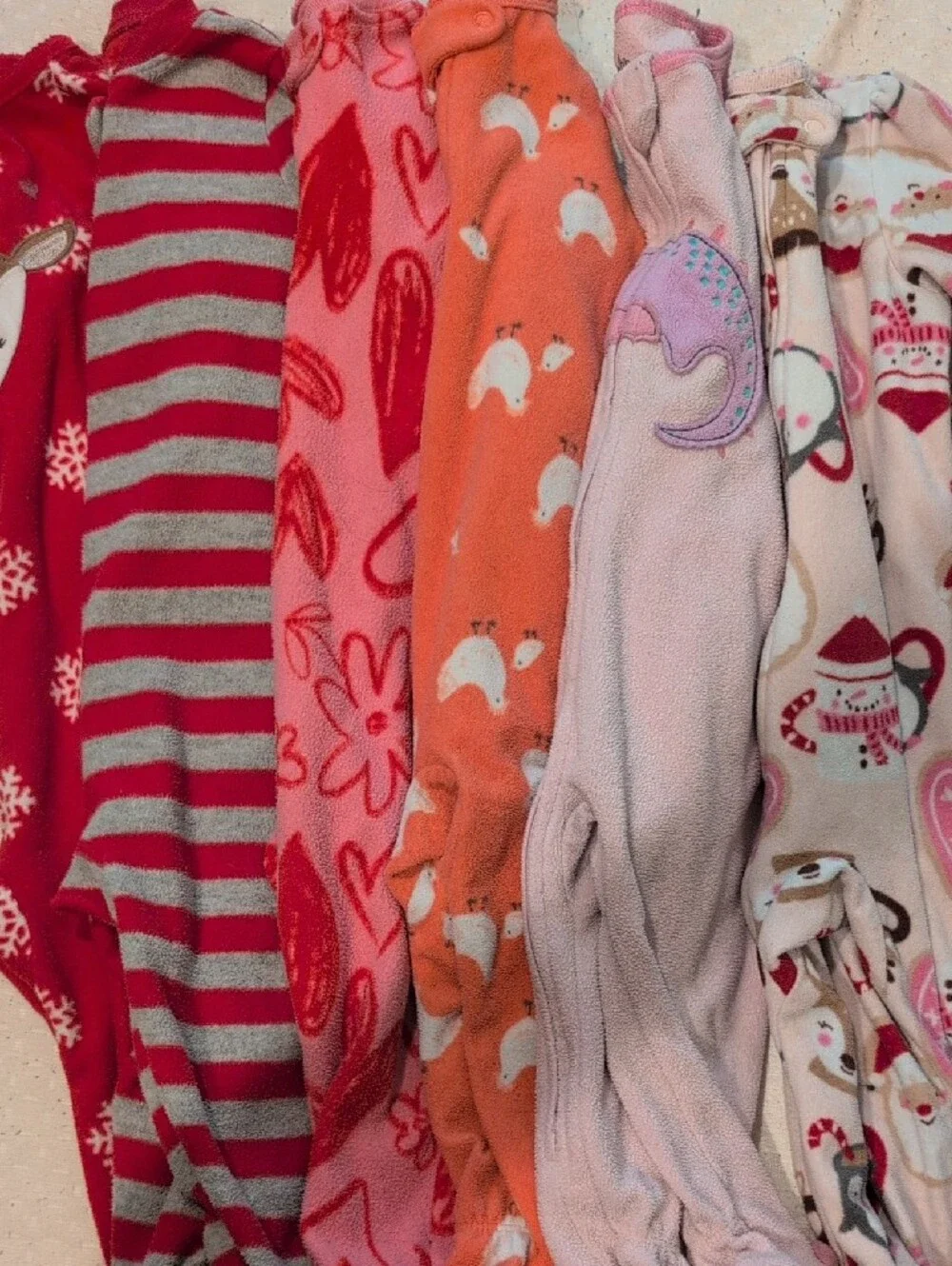 Mixed Baby Sleepers and Pajamas - 12-18M Girl